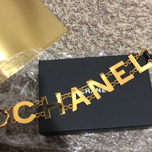 Vintage Chanel 93P large letter logo runway belt 🔥🔥🔥🔥 - Picture 9 of 14